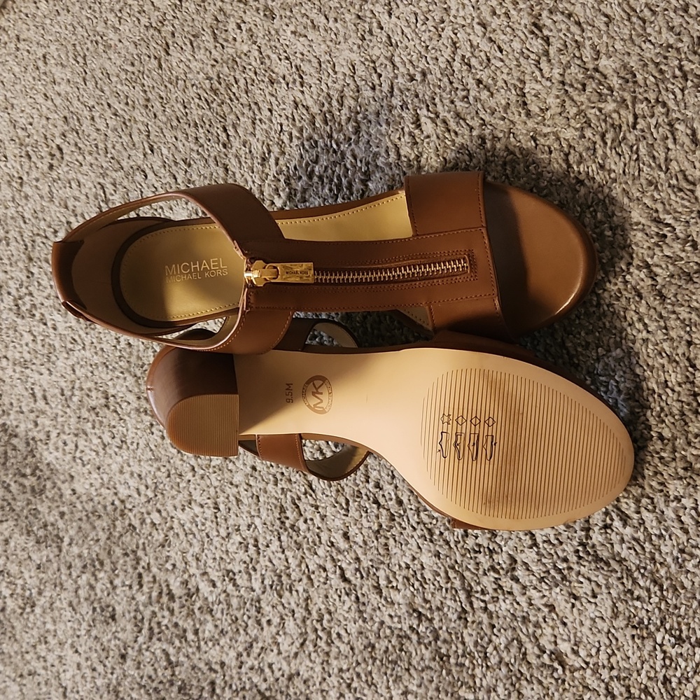 Michael Kors Sandals, brown, size 9.5 - Picture 2 of 4